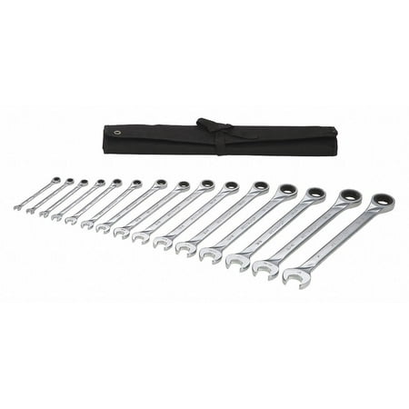 Westward Combo Wrench St Steel Fll Plish Standard 54DG26
