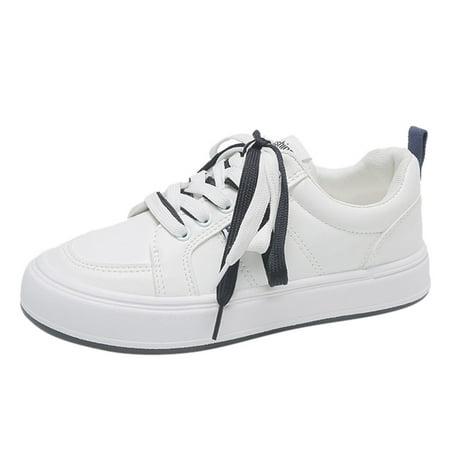 Mackneog womens flat dress shoes Ladies Student Style Fashion Round Head Double Lace Thick Bottom Breathable White Leisure Sports Shoes PU womens winter shoes women casual shoes
Mackneog womens flat dress shoes Ladies Student Style Fashion Round Head Double Lace Thick Bottom Breathable White Leisure Sports Shoes PU womens winter shoes women casual shoes