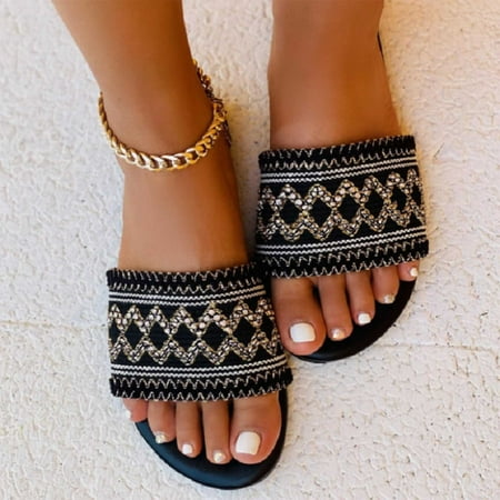 uikmnh Slippers for Women Womens Shoes Summer Large Size Outer Wear Flat Slippers One Word Open Toe Beach Shoes Slippers Black 6.5
uikmnh Slippers for Women Womens Shoes Summer Large Size Outer Wear Flat Slippers One Word Open Toe Beach Shoes Slippers Black 6.5