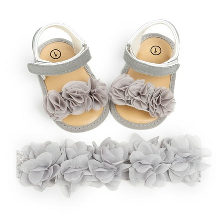 Baby Girls Rose Princess Sandals The Floor Barefoot Non Slip First Walkers Prewalker Shoes Hairband 2pcs Set Gray 13
Baby Girls Rose Princess Sandals The Floor Barefoot Non Slip First Walkers Prewalker Shoes Hairband 2pcs Set Gray 13