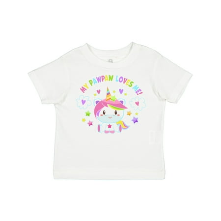 Inktastic My Pawpaw Loves Me with Cute Rainbow Unicorn Gift Toddler Boy or Toddler Girl T-Shirt
Inktastic My Pawpaw Loves Me with Cute Rainbow Unicorn Gift Toddler Boy or Toddler Girl T-Shirt