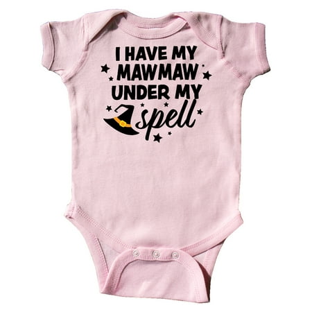Inktastic I Have My Mawmaw Under My Spell with Cute Witch Hat Gift Baby Boy or Baby Girl Bodysuit
Inktastic I Have My Mawmaw Under My Spell with Cute Witch Hat Gift Baby Boy or Baby Girl Bodysuit