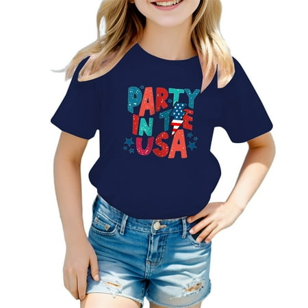 FANDANIV Boys Shirt Performance Toddler Flag Printing Shirts Trendy Fashion Girls Cotton Patriotic Tee Star Clothes T Shirts For Kids
FANDANIV Boys Shirt Performance Toddler Flag Printing Shirts Trendy Fashion Girls Cotton Patriotic Tee Star Clothes T Shirts For Kids