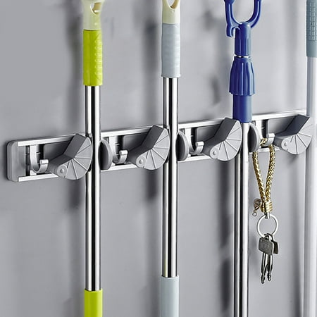 Taluosi Wall Mounted Adhesive Mop Storage Holder Broom Hanger Bathroom Hook Organizer
Taluosi Wall Mounted Adhesive Mop Storage Holder Broom Hanger Bathroom Hook Organizer