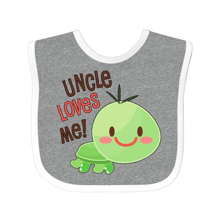 Inktastic Uncle Loves Me- Cute Turtle Gift Baby Boy or Baby Girl Bib 
Inktastic Uncle Loves Me- Cute Turtle Gift Baby Boy or Baby Girl Bib