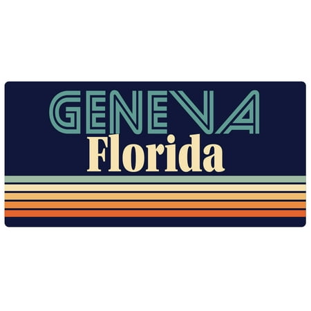 Geneva Florida 5 x 2.5-Inch Fridge Magnet Retro Design
