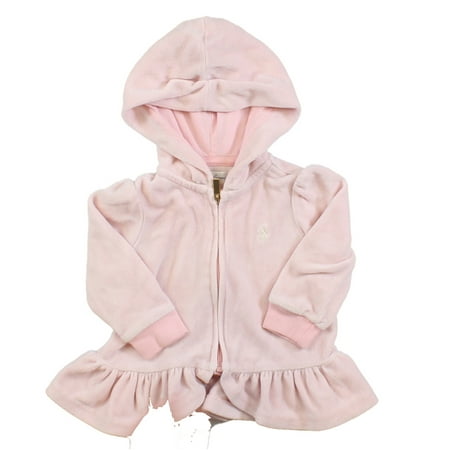 Pre-owned Ralph Lauren Girls Pink Hoodie size: 6 Months