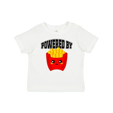 Inktastic French Fries Powered by Fries Gift Baby Boy or Baby Girl T-Shirt