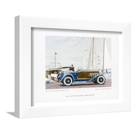 1936 Duesenberg Roadster Framed Print Wall Art