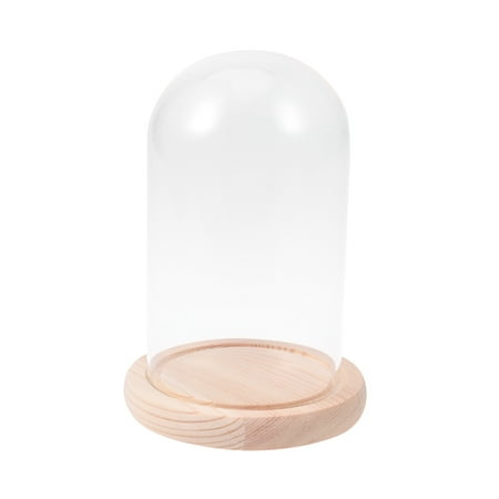 10x16cm Micro Landscape Eternal Transparent Flower Glass Cover DLY Handmade Dustproof Cover Glass Dome on Wooden Base for Valent
10x16cm Micro Landscape Eternal Transparent Flower Glass Cover DLY Handmade Dustproof Cover Glass Dome on Wooden Base for Valent