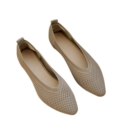 Up to 30% off! Kukoosong Womens Comfort Flats Womens Multicolor Pointed-Toe Flats Shoes Lightweight Soft Sneakers Casual Shoes for Women Khaki 36
Up to 30% off! Kukoosong Womens Comfort Flats Womens Multicolor Pointed-Toe Flats Shoes Lightweight Soft Sneakers Casual Shoes for Women Khaki 36