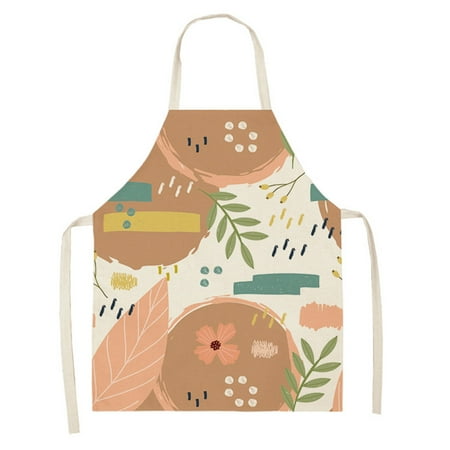 Farfi Women Apron Adjustable Breathable Cotton Flax Unisex Printed Adults Apron for Housework (Type 11 L)
Farfi Women Apron Adjustable Breathable Cotton Flax Unisex Printed Adults Apron for Housework (Type 11 L)