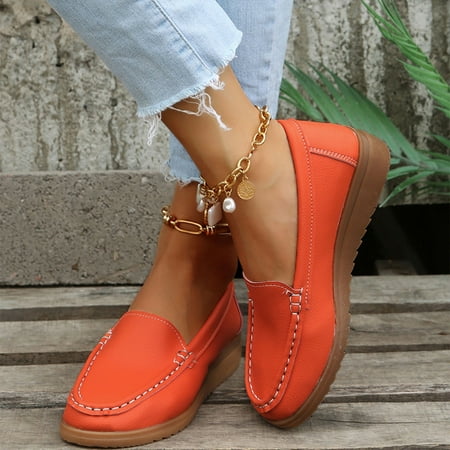 QWANG 2023 Women S Flat Shoes Black Casual Shoes Comfortable Flat Bottomed Driving And Walking Orange
QWANG 2023 Women S Flat Shoes Black Casual Shoes Comfortable Flat Bottomed Driving And Walking Orange