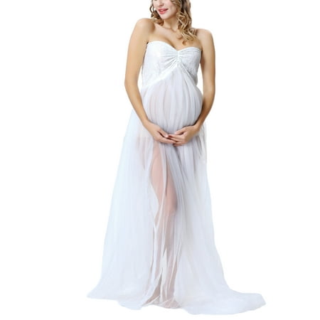 MERSARIPHY Maternity Dress for Photography Lace Wrap Chest Strapless Backless Tulle Gown Long Pregnancy
MERSARIPHY Maternity Dress for Photography Lace Wrap Chest Strapless Backless Tulle Gown Long Pregnancy