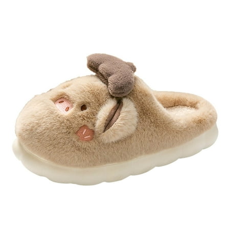 SEMIMAY Mens Couples Cotton Slippers Autumn Winter Home Warm Shoes Plus Velvet Thick Bottom Cotton Slippers Coffee
SEMIMAY Mens Couples Cotton Slippers Autumn Winter Home Warm Shoes Plus Velvet Thick Bottom Cotton Slippers Coffee