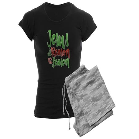 CafePress - Jesus Is The Reason - Women s Dark Pajamas