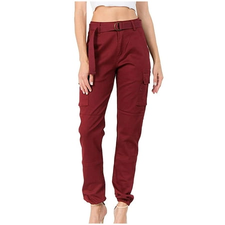 knqrhpse pants for women high waist slim fit jogger cargo camouflage with matching belt red l
knqrhpse pants for women high waist slim fit jogger cargo camouflage with matching belt red l