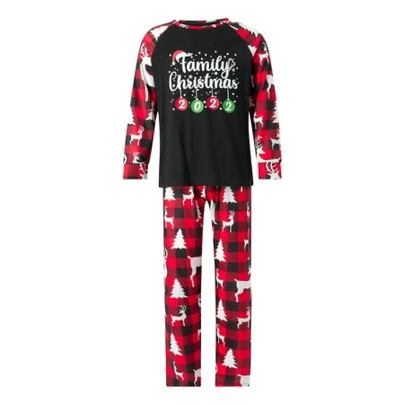 Genuiskids Christmas Pajamas Set for Family Long Sleeve Letter Ball Print Tops + Plaid Pants
Genuiskids Christmas Pajamas Set for Family Long Sleeve Letter Ball Print Tops + Plaid Pants