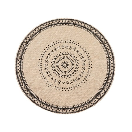 Round-Shaped Placemat Home Dining Table Decor Woven Placemats Durable Easy To Clean Cotton Linen Insulation Pad 4Pcs
Round-Shaped Placemat Home Dining Table Decor Woven Placemats Durable Easy To Clean Cotton Linen Insulation Pad 4Pcs