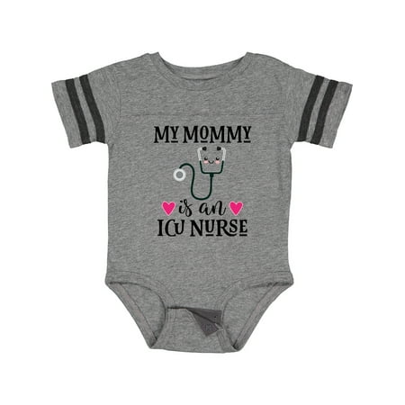 Inktastic ICU Nurse Mommy Gift Baby Girl Bodysuit