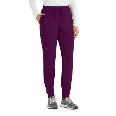 Barco One BOP513 Women s Boost Jogger Scrub Pant Wine XLT