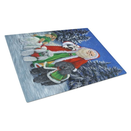 Carolines Treasures PPP3150LCB Poodle Christmas Santa Glass Cutting Board Large 12H x 16W multicolor
Carolines Treasures PPP3150LCB Poodle Christmas Santa Glass Cutting Board Large 12H x 16W multicolor