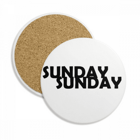 Stylish Characters Sunday Coaster Cup Mug Tabletop Protection Absorbent Stone
Stylish Characters Sunday Coaster Cup Mug Tabletop Protection Absorbent Stone
