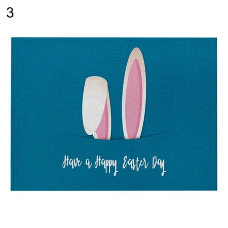 Wanwan Heat Resistance Dining Pad Easter Egg Pattern Linen Nordic Style Table Mat Household Supplies
Wanwan Heat Resistance Dining Pad Easter Egg Pattern Linen Nordic Style Table Mat Household Supplies