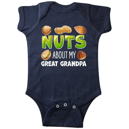 Inktastic Nuts About My Great Grandpa Peanut Almond Pistachio Gift Baby Boy or Baby Girl Bodysuit
Inktastic Nuts About My Great Grandpa Peanut Almond Pistachio Gift Baby Boy or Baby Girl Bodysuit