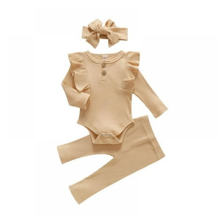 Eleanos Autumn Children s Ruffled Fly-sleeved Solid Color Strip One-piece Romper Three-piece Suit
Eleanos Autumn Children s Ruffled Fly-sleeved Solid Color Strip One-piece Romper Three-piece Suit