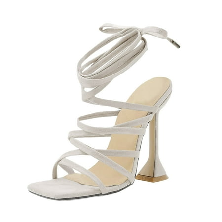 zuwimk Beach Sandals For Women Women s Jewel Rhinestones Design Ankle High Flat Sandals Beige
zuwimk Beach Sandals For Women Women s Jewel Rhinestones Design Ankle High Flat Sandals Beige