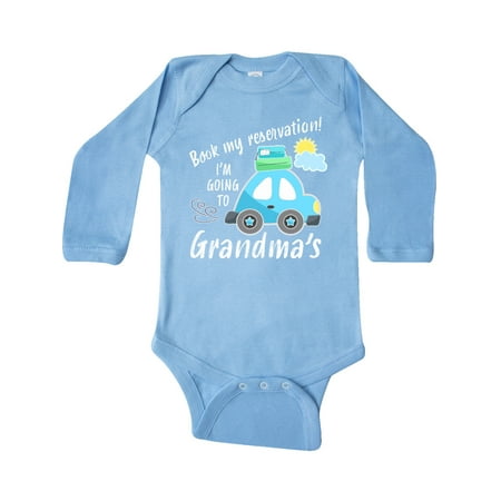 Inktastic Book my Reservation! I m Going To Grandma s Gift Baby Boy or Baby Girl Long Sleeve Bodysuit
Inktastic Book my Reservation! I m Going To Grandma s Gift Baby Boy or Baby Girl Long Sleeve Bodysuit