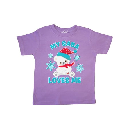 Inktastic Polar Bear My Saba Loves Me in Santa Hat with Snowflakes Gift Toddler Boy or Toddler Girl T-Shirt
Inktastic Polar Bear My Saba Loves Me in Santa Hat with Snowflakes Gift Toddler Boy or Toddler Girl T-Shirt