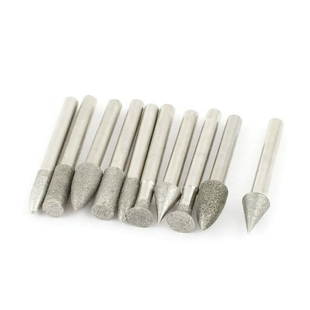 Unique Bargains 6mm x 60mm Diamond Grinding Bit Mounted Point Buffing Bits Set 10 Pcs
Unique Bargains 6mm x 60mm Diamond Grinding Bit Mounted Point Buffing Bits Set 10 Pcs