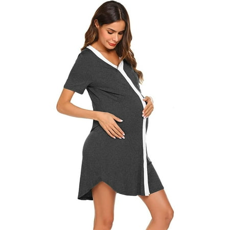 Uniexcosm Women Maternity Casual Short Sleeve Nursing Button-Front Breastfeeding Dress Sleepwear Nightgown
Uniexcosm Women Maternity Casual Short Sleeve Nursing Button-Front Breastfeeding Dress Sleepwear Nightgown