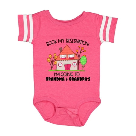 Inktastic Book My Reservation- I m Going to Grandma and Grandpa s Gift Baby Boy or Baby Girl Bodysuit
Inktastic Book My Reservation- I m Going to Grandma and Grandpa s Gift Baby Boy or Baby Girl Bodysuit