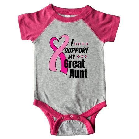 Inktastic Breast Cancer Awareness I Support My Great Aunt Pink Ribbon Gift Baby Boy or Baby Girl Bodysuit
Inktastic Breast Cancer Awareness I Support My Great Aunt Pink Ribbon Gift Baby Boy or Baby Girl Bodysuit