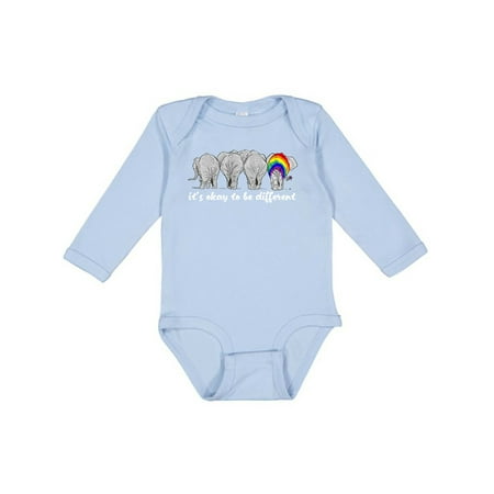 Inktastic It s Okay to Be Different Elephant Rainbow Gay Pride Flag Gift Baby Boy or Baby Girl Long Sleeve Bodysuit
Inktastic It s Okay to Be Different Elephant Rainbow Gay Pride Flag Gift Baby Boy or Baby Girl Long Sleeve Bodysuit