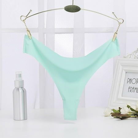 Knosfe Low Waist Underwear for Women Breathable Briefs Ice silk Women s Seamless Thong Panties M
Knosfe Low Waist Underwear for Women Breathable Briefs Ice silk Women s Seamless Thong Panties M