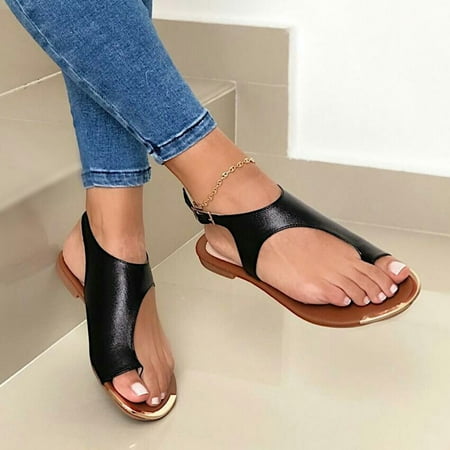 Women shoes Summer Womens Flip Flops Open Toe Casual Shoes Flats Buckle Strap Roman Sandals
Women shoes Summer Womens Flip Flops Open Toe Casual Shoes Flats Buckle Strap Roman Sandals