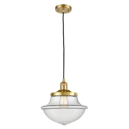 Innovations 201C-SG-G542-LED Large Oxford 1 Light Mini Pendant part of the Franklin Restoration Collection Satin Gold
Innovations 201C-SG-G542-LED Large Oxford 1 Light Mini Pendant part of the Franklin Restoration Collection Satin Gold
