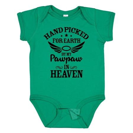Inktastic Handpicked for Earth by My Pawpaw in Heaven with Angel Wings Gift Baby Boy or Baby Girl Bodysuit
Inktastic Handpicked for Earth by My Pawpaw in Heaven with Angel Wings Gift Baby Boy or Baby Girl Bodysuit
