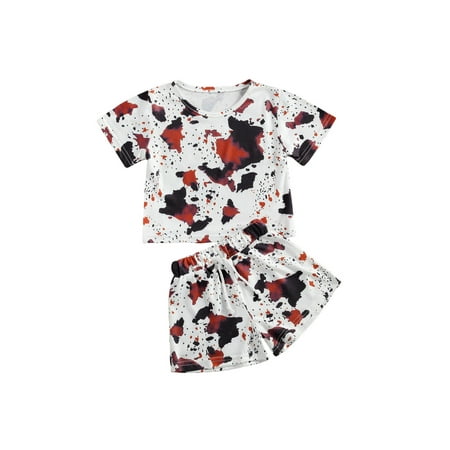 Calsunbaby Summer Kids Baby Girls Sets Cow Splash Ink Short Sleeve Tops Shorts
Calsunbaby Summer Kids Baby Girls Sets Cow Splash Ink Short Sleeve Tops Shorts