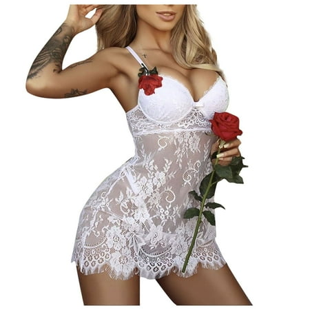 Womens Pajama Sets Lingerie New Embroidered Mesh Lace Hollow Out Cross Backless Babydoll Nightdress Pajamas
Womens Pajama Sets Lingerie New Embroidered Mesh Lace Hollow Out Cross Backless Babydoll Nightdress Pajamas