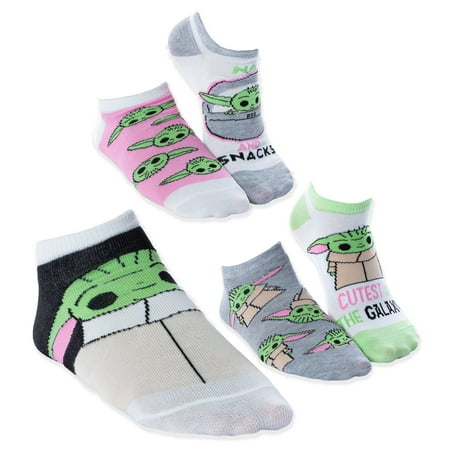Star Wars The Mandalorian The Child Naps and Snacks No-Show Ankle Socks 5 Pair
Star Wars The Mandalorian The Child Naps and Snacks No-Show Ankle Socks 5 Pair