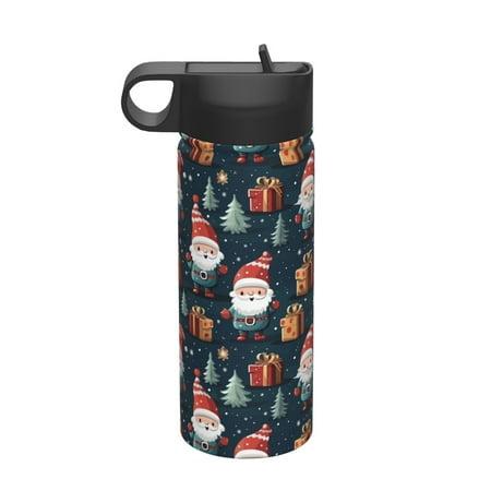 Uemuo Cute Santa Claus Gift Print 18oz Sports Insulated Kettle Water Bottle Outdoor Sports Bottle Insulated Hydration Bottle with Handle & Flip Straw
Uemuo Cute Santa Claus Gift Print 18oz Sports Insulated Kettle Water Bottle Outdoor Sports Bottle Insulated Hydration Bottle with Handle & Flip Straw