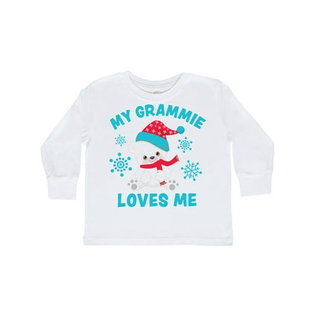 Inktastic Polar Bear My Grammie Loves Me in Santa Hat with Snowflakes Gift Toddler Boy or Toddler Girl Long Sleeve T-Shirt
Inktastic Polar Bear My Grammie Loves Me in Santa Hat with Snowflakes Gift Toddler Boy or Toddler Girl Long Sleeve T-Shirt