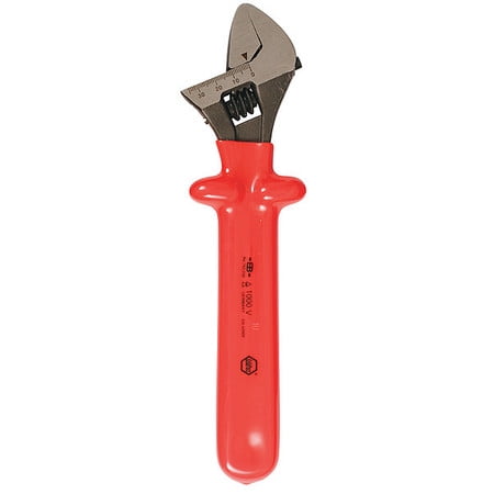 Adj. Wrench Insulated Rubber Natural 10