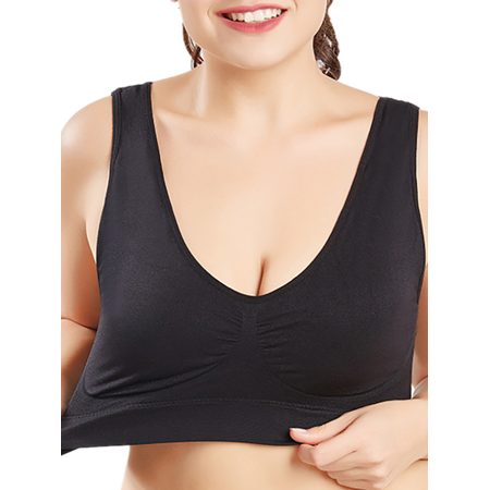 KVMeteor Women s Plus Size Sleeveless Elasticity Solid Color Yoga Fitness Sporty Vest Bra
KVMeteor Women s Plus Size Sleeveless Elasticity Solid Color Yoga Fitness Sporty Vest Bra