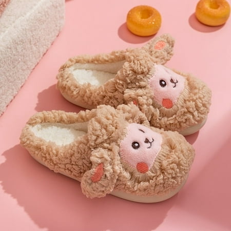 PIKADINGNIS House Slipper Fluffy Womens Winter Kawaii Cartoon Bunny Bear Plush Contton Anti Skid Indoor Funny Cute Female Fuzzy Shoes Flat
PIKADINGNIS House Slipper Fluffy Womens Winter Kawaii Cartoon Bunny Bear Plush Contton Anti Skid Indoor Funny Cute Female Fuzzy Shoes Flat